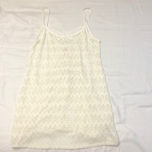 White slip cover up